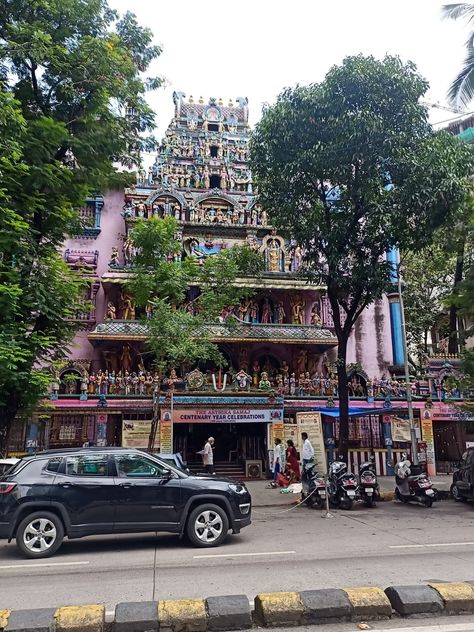 Matunga, a vibrant neighborhood in Mumbai, is home to several South Indian temples that hold cultural and spiritual significance for the community. Matunga Mumbai, South Indian Temple, Indian Temple, Small Moments, South India, The Community, Mumbai, The Neighbourhood, Temple