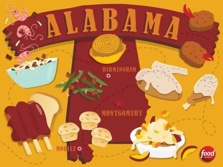 Best Tomato Pie, Alabama Food, State Recipes, Charleston Trip, Spiny Lobster, American Foods, Orange Rolls, Homeschool Geography, Usa Food