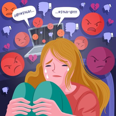 Poster About Cyberbullying, Netiquette Poster, Cyberbullying Poster Design, Poster Cyberbullying, Impact Of Social Media, Cv Original, Social Media Art, Awareness Poster, Manga Characters