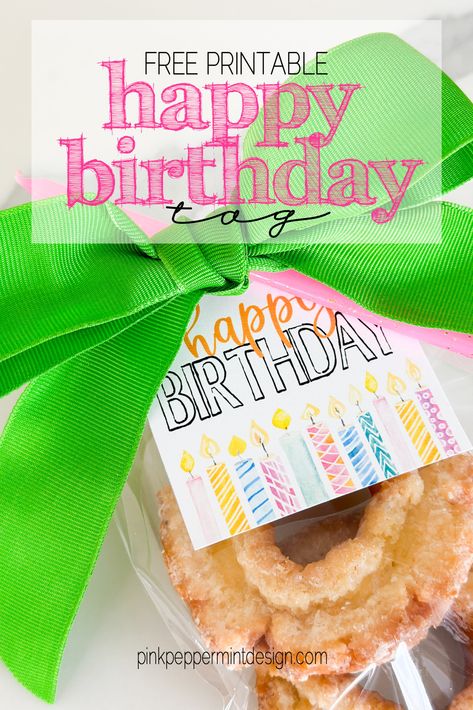 Happy Birthday Tag Printable Freebie Birthday Treat Bag Tags Free Printable, Primary Birthday Tags Free Printable, Birthday Treat Tags Free Printables, Happy Birthday Free Printable Tags, Happy Birthday Printable Tag, Party Favor Tags Printable Free Birthday, Birthday Tags Free Printable, Free Printable Gift Tags Birthday, Kindergarten Kindness