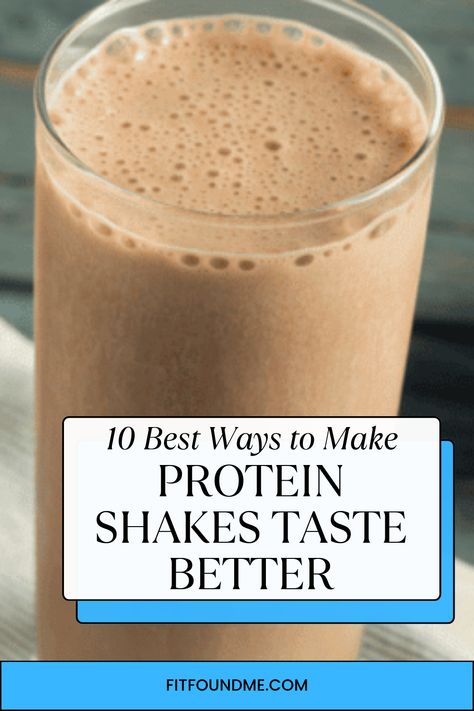 Protein shakes are practical, convenient, and perfect for people with busy lives but they don’t always taste appealing. You shouldn’t have to choose between taste and convenience. The good news is, with these 10 best ways to make protein shakes taste better, you won’t have to. Protein Shake No Blender, What To Add To Protein Shakes, No Blender Protein Shakes, Premier Protein Shake Smoothie Recipes, High Protein Shakes For Fat Loss, Protein Shake Ideas Recipes, High Protein Shakes With Powder, How To Make Protein Shakes Taste Better, Protein Shakes Without Banana