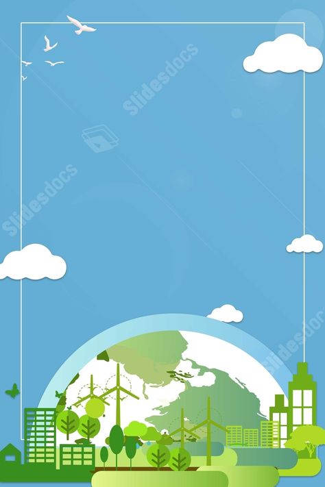 Cartoon Earth Celebrates World Environment Day In Blue Page Border Background Cartoon Earth, Border Background, Environment Day, World Environment Day, Page Borders, Text Logo, Logo Images, Google Docs, Word Template