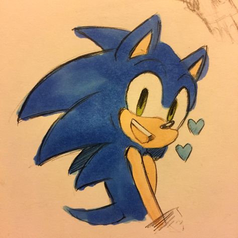 Eggman Enthusiast on Twitter: "Markers are so hard to use 😩 BUT THEY’RE SO COOOOL!!… " Sonic Images, Sonic Drawing, How To Draw Sonic, Shadow Sonic, Sonic Heroes, Silver The Hedgehog, Sonic Characters, Sonic Fan Characters, Sonic Franchise