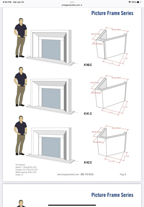 Picture Frame Moulding Fireplace, Mantle Height Above Fireplace, Diy Modern Fireplace Surround, Modern Traditional Fireplace, Fire Place Surround, Wood Fireplace Surrounds, Fireplace Renovation, Diy Fireplace Mantel, Built In Around Fireplace