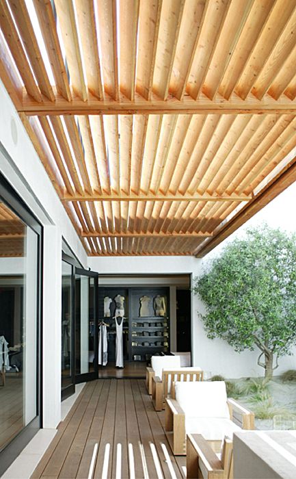 Pergola Modern, Corner Pergola, Modern Pergola, Pergola With Roof, Patio Roof, Pergola Kits, Pergola Plans, Terrace Design, Diy Pergola