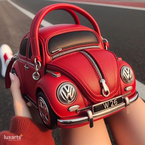 Hit the Road in Style: Volkswagen Inspired Handbags for Automotive Fashion 28 Vw Bug Accessories, Vw Beetle Accessories, Funky Purses, Vw Sedan, Vw Beetle Classic, Inspired Handbags, Unique Handbags, Unique Purses, Hit The Road