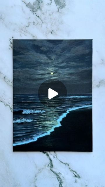 Black Sand Beach, Black Sand, Beach Painting, Art Business, The Shadows, Starry Sky, Crafts To Do, Art Techniques, Brush Strokes