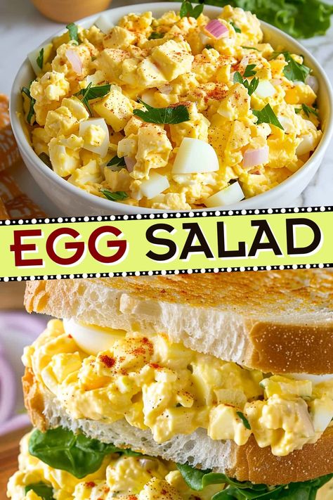 Lowcarb Meals, Egg Salad Wrap, Classic Egg Salad Sandwich, Egg Salad Recipe Easy, Tasty Sandwiches, Classic Egg Salad Recipe, Egg Salad Sandwich Recipe, Devilled Eggs, Egg Salad Sandwich