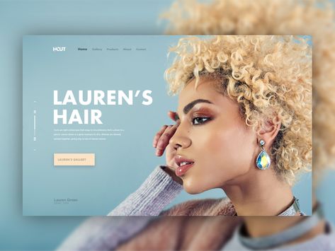 Hairdresser website header Hair Website Design, Flat Design Website, Hair Website, Interior Design Website, Header Design, Website Header, Website Header Design, Web Design Tips, Website Redesign