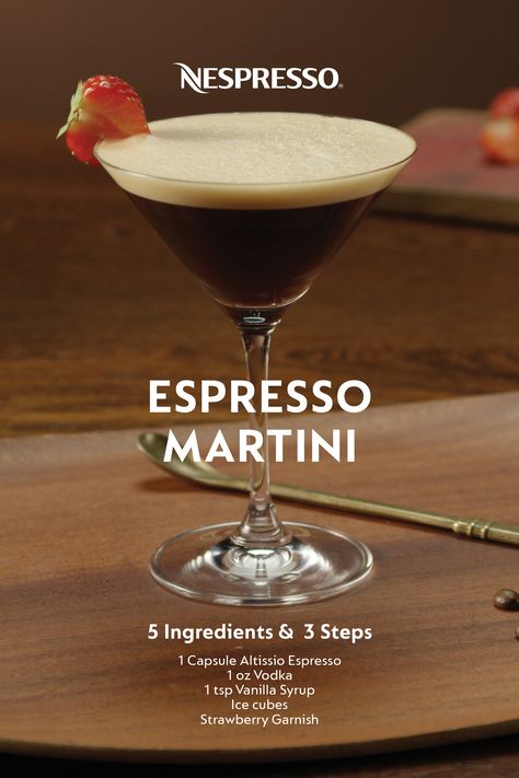 Espresso Martini At Home, Nespresso Recipes, Adult Beverages Recipes, Espresso Pods, Coffee Origin, Nespresso Machine, Pretty Coffee, California Closets, Beach Stuff