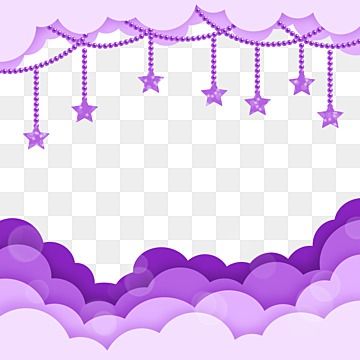 Paper Illustration Design, Purple Frame Border, Hindi Chart, Cute Effect, Cloud Border, Cool Colorful Backgrounds, Clouds Cute, Winter Clouds, Cloud Clipart