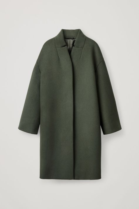 Classic Eclectic, Yeezy Fashion, Womens Cycling Clothes, Wool Coat Women, Teddy Coat, Collared Coat, Green Coat, Friends Fashion, Winter Coats Women