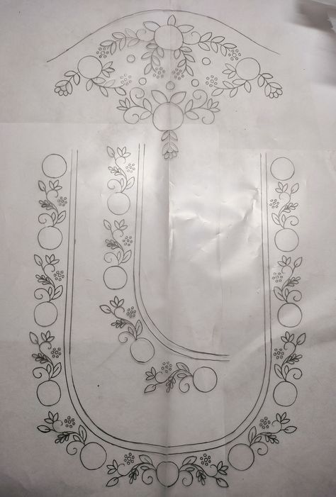 Blouse Tracing Pattern, Aari Work Designs Sketch, Aari Neck Design For Tracing, Aari Tracing Designs For Blouse, Embroidery Tracing Patterns, Aari Work Trace Paper Designs, Aari Work Tracing Patterns, Aari Tracing Designs, Tracing Design