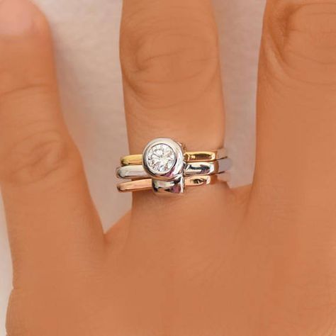 Square Engagement Ring, Square Diamond Engagement Ring, Square Engagement Rings, Contemporary Engagement Rings, Round Diamond Setting, Gold Diamond Engagement Rings, Wedding Rings Solitaire, Square Ring, Anniversary Jewelry