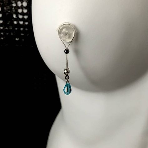 Clear Jewelry, School Jewelry, Body Chain Jewelry, Body Piercing Jewelry, Ring Jewelry, Blue Crystals, Black Rings, Piercing Jewelry, Chains Jewelry