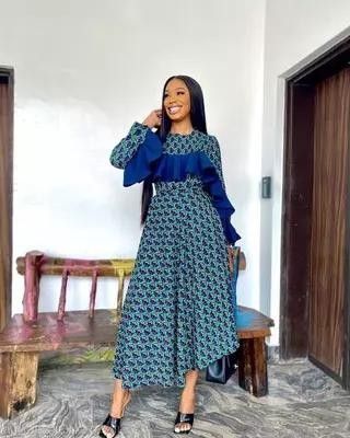 Latest Ankara Gown Styles, Ankara Dress Designs, African Blouses, Ankara Tops, Afrocentric Fashion, African Outfits, Ankara Dress Styles, African Styles, Ankara Gown