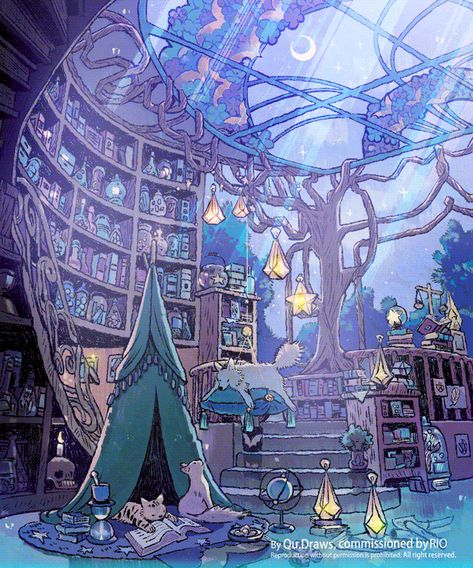 Witch Room, Fantasy Rooms, Isometric Art, Witch Art, Fantasy Art Landscapes, Fantasy Concept Art, 판타지 아트, Dreamy Art, Environment Concept Art