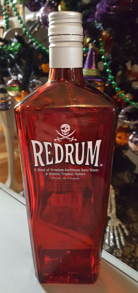 'REDRUM' rum in red bottle Red Rum, Drink Recipies, Bar Stuff, Rum Bottle, Caribbean Rum, Alcohol Drink Recipes, Liquor Bottles, Drink Recipes, Whiskey Bottle