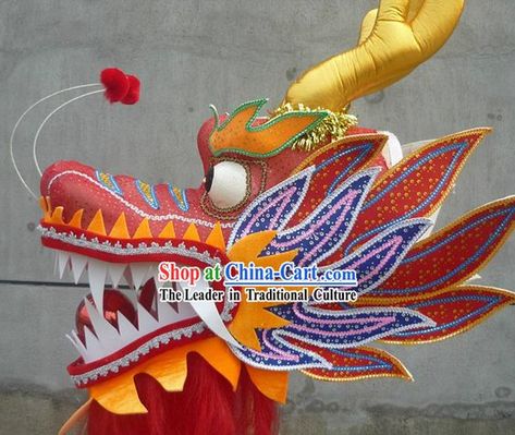 39 Inches Big Size No.2 Dragon Dance Head Dragon Kite, Diy Kite, Dragon Project, Chinese New Year Crafts For Kids, Chinese Dragon Art, Dragon Chino, Chinese Dragons, Chinese New Year Dragon, Chinese Theme