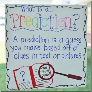 Making Predictions Anchor Chart                                                                                                                                                      More Making Predictions Anchor Chart, Prediction Anchor Chart, Reading Support, Ela Anchor Charts, Making Predictions, Classroom Charts, Classroom Anchor Charts, Reading Charts, Reading Anchor Charts