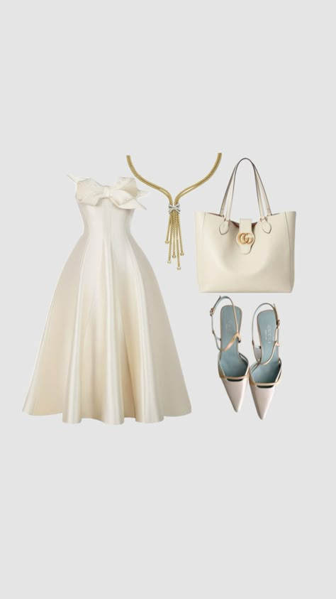 #outfitinspo #white #guccibag #gucci #ootd #ootdinspo #dress Elegant Going Out Outfits, Gucci Aesthetic Outfit, Gucci Aesthetic, Out Outfits, Aesthetic Fits, Aesthetic Outfit, Going Out Outfits, Complete Outfits, Classic Outfits