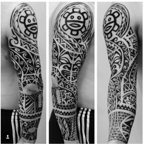 Puerto Rico Leg Sleeve Tattoo, Taino Inspired Tattoos, Puerto Rican Sleeve Tattoo, Puerto Rican Tribe Tattoo, Taino Warrior Tattoo, Taino Arm Band Tattoo, Puerto Rico Tattoo, Taino Tattoos, Barber Tattoo