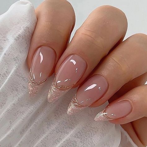 Birthday Nail Designs, New Years Eve Nails, Korean Nail Art, Chrome Nails Designs, Graduation Nails, Blush Nails, Blue Nail, Phnom Penh, Birthday Nails