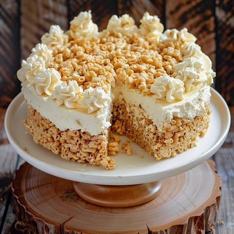 Rice Krispie Treat Cheesecake Rice Krispie Treat Cheesecake, Decadent Chocolate Desserts, Tortellini Recipes, Tortellini Pasta, Crispy Rice, Classic Cheesecake, How To Make Cheesecake, Eat Beef, Chocolate Cheese