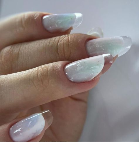 French Winter Nail 2023 - 2024 21 Ideas: Chic and Cozy Nail Trends - women-club.online French Glass Nails Slim, French Nail Trends, French Glass Nails, Winter Nail 2023, Korean Manicure, Winter Nail Ideas, Nail 2023, White Elegance, French Glass