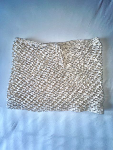 tan crochet mesh skirt Crochet Mesh Skirt, Mesh Crochet, Crochet Skirts, Crochet Inspo, Crochet Skirt, Mesh Skirt, Learn To Crochet, Photography Inspo, Art Stuff