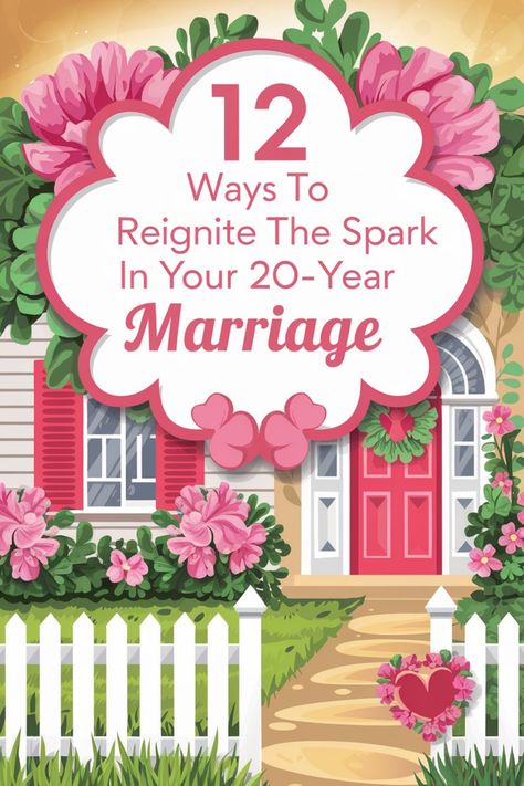 Discover 12 effective ways to reignite the spark in your 20-year marriage. From planning surprise date nights to exploring new hobbies together, these strategies will help you strengthen your bond and keep the romance alive for years to come. Whether it's reminiscing about old memories or creating new traditions, these tips are designed to bring excitement back into your relationship and deepen your connection with your partner. Try incorporating small gestures of love and appreciation into your Gestures Of Love, Surprise Date, Small Gestures, Communication Tips, Marriage Help, Old Memories, Successful Relationships, The Spark, Conflict Resolution