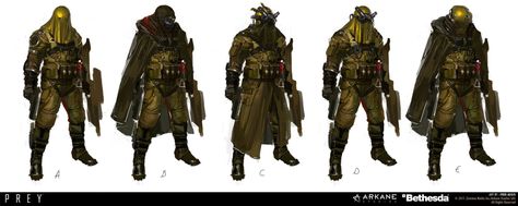 ArtStation - PREY - Dahl concept, Fred Augis Prey Game, Cyberpunk Armor, Futuristic Armor, Sci-fi Armor, Space Fantasy, Direction Graphic Design, Game Concept Art, Game Concept, Visual Design