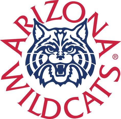 Arizona Wildcats Alternate Logo (1990) - A angry wildcat's head ringed with script Arizona Wildcats Logo, Bobcat Pictures, Wildcats Logo, How To Cat, The University Of Arizona, Arizona Wildcats, Word Mark Logo, College Logo, University Of Arizona