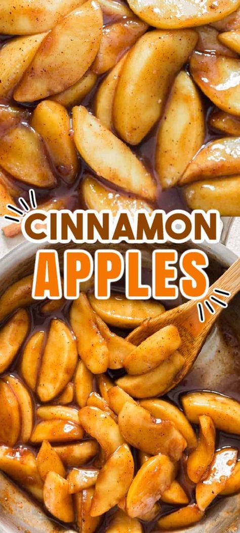 Apple Side Dish Recipes, Apple Side Dish, Cinnamon Sauce, Cracker Barrel Copycat, Breakfast Side Dishes, Cracker Barrel Fried Apples, Apple Cinnamon Recipes, Baked Cinnamon Apples, Apple Recipes Easy