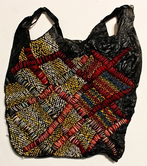 Josh Blackwell Woven Plastic Bags, Josh Blackwell, Plastic Bag Design, Textiles Projects, Contemporary Embroidery, Textile Texture, Textile Fiber Art, Fibres Textiles, Fabric Inspiration