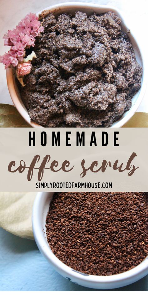 Homemade coffee sugar scrub is a simple yet invigorating treat for the whole body. This scrub leaves skin feeling smooth, soft and healthy. Coffee Scrub Recipe, Homemade Coffee Scrub, Body Scrub Homemade Recipes, Homemade Shaving Cream, Coffee Sugar Scrub, Homemade Lotion Bars, Sugar Scrub Homemade, Sugar Scrub Recipe, Coffee Mix