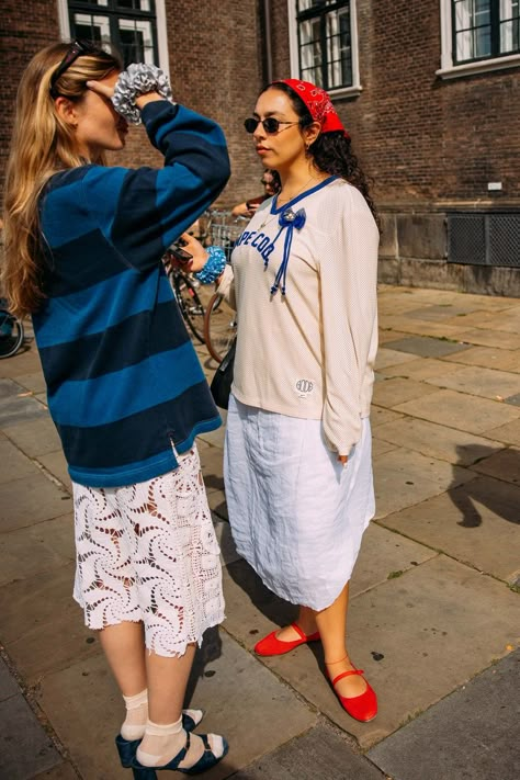 Red Mary Janes, Scandi Girl, Copenhagen Fashion Week Street Style, Street Style Photos, Danish Style, Copenhagen Fashion, Copenhagen Style, Copenhagen Fashion Week, Street Style Trends