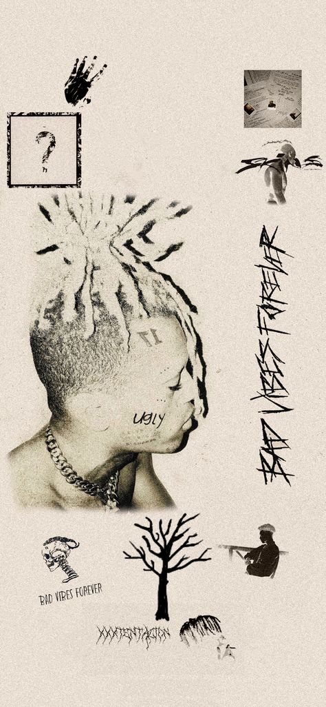 Xxxtenatcion album art wallpaper Bad Vibes Forever Album Cover, Xxtentacion Album Cover, Xxtenations Album Cover, Xxtenations Aesthetic, Music Album Wallpaper, Album Art Wallpaper, Xxtenations Wallpaper, Xxxtentacion Aesthetic, Xxxtentacion Wallpaper