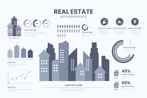 Real estate infographic Vectors & Illustrations for Free Download | Freepik Real Estate Infographic, Info Graphics, Pinterest Ads, Vector Photo, Creative Projects, High Quality Images, Most Popular, Vector Images, Vector Illustration