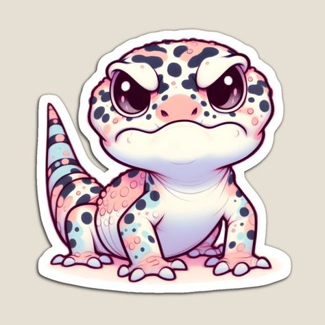 Leopard Gecko Illustration, Gecko Cartoon, Gecko Illustration, Gecko Tattoo, Reptile Art, Cute Gecko, Cute Lizard, Chibi Sketch, Trippy Drawings