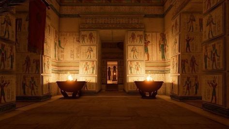 Ancient Constantinople Aesthetic, Ancient Egypt Wallpaper Desktop, Egyptian Temple Art, Ancient Egyptian Interior Design, Egyptian Aesthetic Ancient Egypt, Egyptian Pictures, Egyptian Background, Ancient Egypt Aesthetic, Egypt Wallpaper