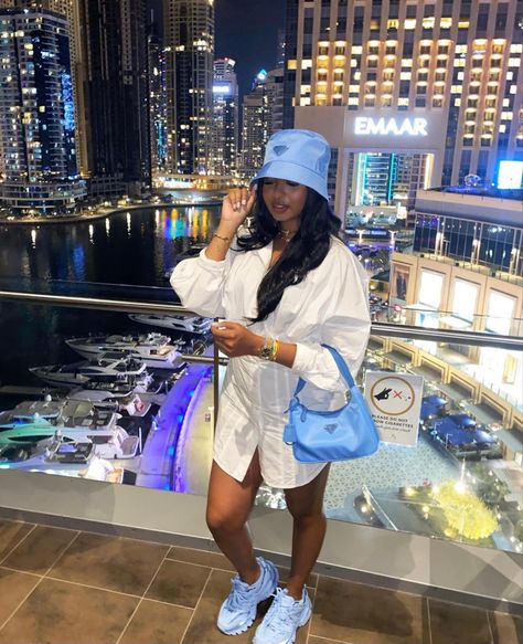 Balenciaga Track Outfit, Positive Energy Only, Balenciaga Tracks, Balenciaga Outfit, Brunch Attire, Track Outfits, Blue Prada, Vacay Outfits, Back Tattoo Women