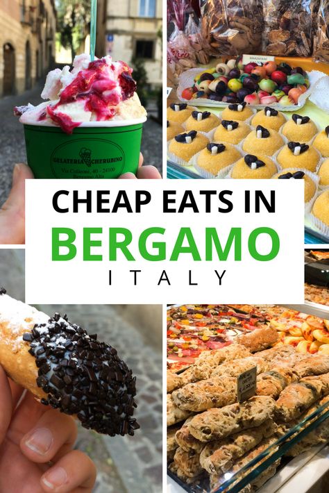 Bergamo Italy | Citta Alta Bergamo | Things to do in Bergamo | Things to do in Citta Alta Bergamo | Italy off the beaten path | Italy travel | What to Eat in Bergamo | Cheap Eats in Bergamo | Italian Food #Bergamo #BergamoItaly #BergamoDining Italy Bergamo, Italy Places, Visiting Italy, Bergamo Italy, Italy Food, Italy Holidays, Italy Travel Tips, Cheap Eats, Food Experiences