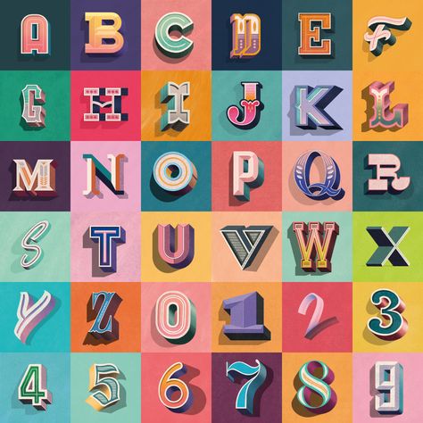 36 Days Of Type Alphabet, Fancy Lettering Fonts, Sign Lettering Fonts, Type Alphabet, Sign Lettering, Letter Poster, Hand Lettering Inspiration, Type Inspiration, Days Of Type