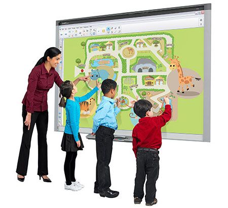 "Touch is the essence of what we do," said Currie. "It is so important. Kids want to be able to touch and to collaborate with other students... White Board Activities, Interactive Whiteboard Activities, Whiteboard Games, Whiteboard Activities, Smart Board Games, White Board Ideas, Smartboard Activities, Smart Board Activities, Smart Boards