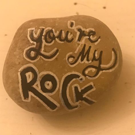 You‘re my Rock You Are My Rock, My Rock, Kindness Rocks, Dear Future, Rock Crafts, Rock Art, Future Husband, Glue, Fabric