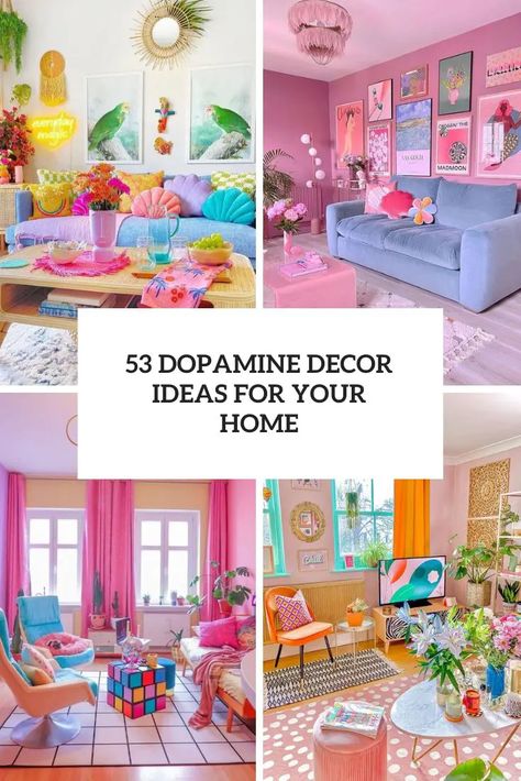 Dopamine Decor Ideas For Your Home Eclectic Gallery Wall Ideas, Dopamine Home, Colorful Eclectic Bedroom, Teen Room Makeover, Gallery Wall Ideas, Colorful Room Decor, Bright Pillows, Eclectic Gallery Wall, Dopamine Decor