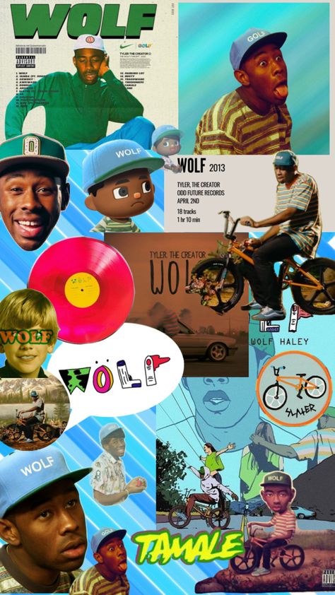 TYLER THE CREATOR-WOLF Wolf Tyler, Tyler The Creator Wallpaper, Rainbow Six Siege Art, Music Beats, Wolf Wallpaper, Song Artists, Music Wallpaper, Tyler The Creator, Fav Celebs