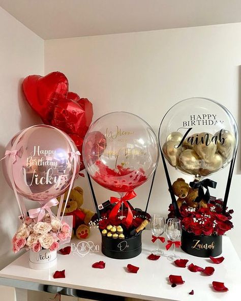 GTA Balloon Artist/ Gifts on Instagram: "VALENTINES DAY COLLECTION❤️ Is now available on our website Please order ahead of time on our website or send us a DM to place an order https://balloonartdecoration.com/ . . . #valentinesballoons #valentinesflower #valentinesgift #valentinestoronto #gtaballoons #torontoballoons #valentines2023" Balloon Gifts, Bobo Balloon, Balloon Bouquet Diy, Balloon Holders, Valentine Gift Baskets, Balloon Artist, Valentines Balloons, Valentine's Day Gift Baskets, Balloon Box