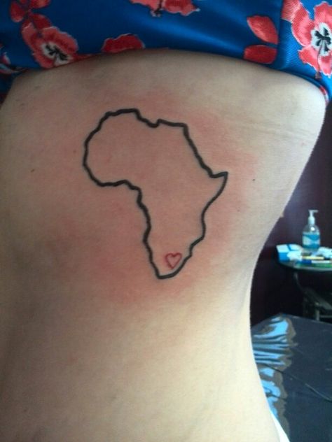 South Africa is where my heart lies! My newest tattoo. Tattoo Ideas South Africa, Africa Outline Tattoo, South Africa Tattoo Ideas, South African Tattoo, South Africa Tattoo, Tattoo With Heart, Africa Tattoo, Africa Outline, Tattoos Ankle